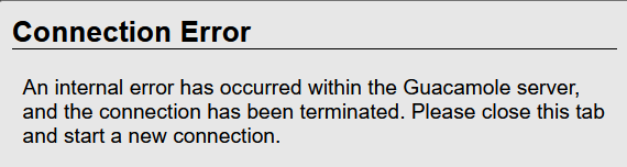 Configuring guacamole using docker-compose-error.png