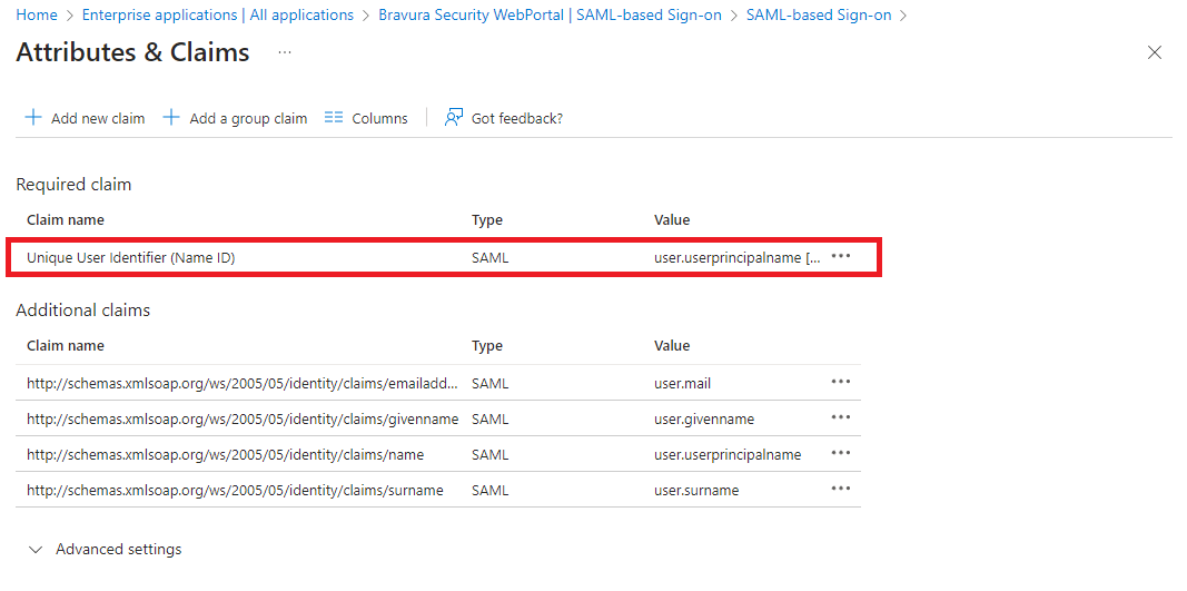 azure-attributes-action-pane