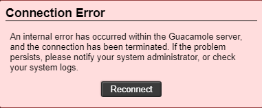 Configuring guacamole using docker-compose-error.png