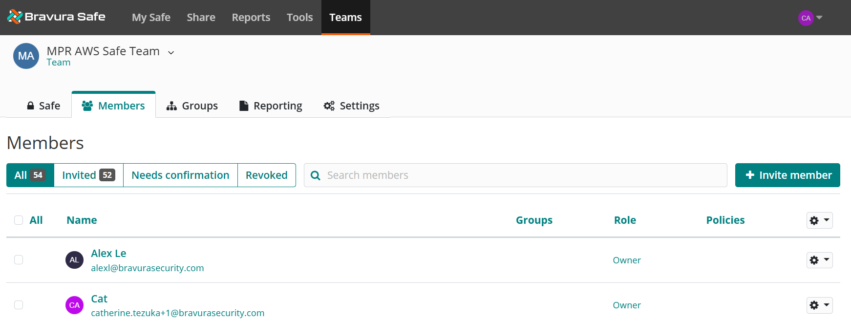 AWS MPR Safe team