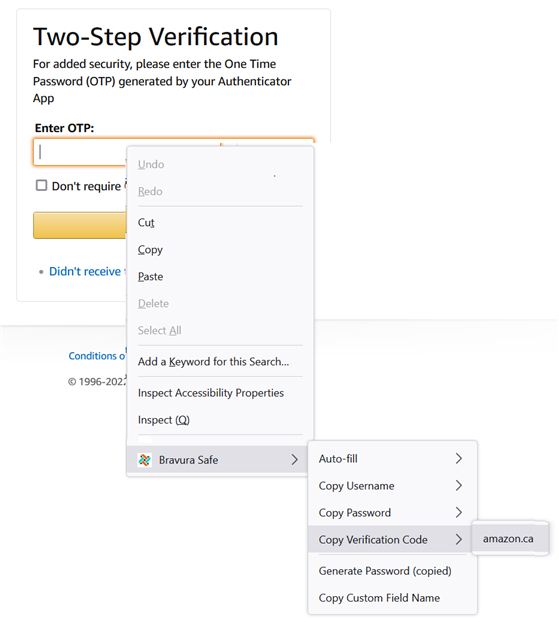 safe-use verfication code