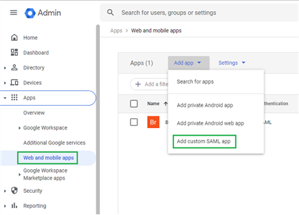 safe-google Add custom SAML app.png